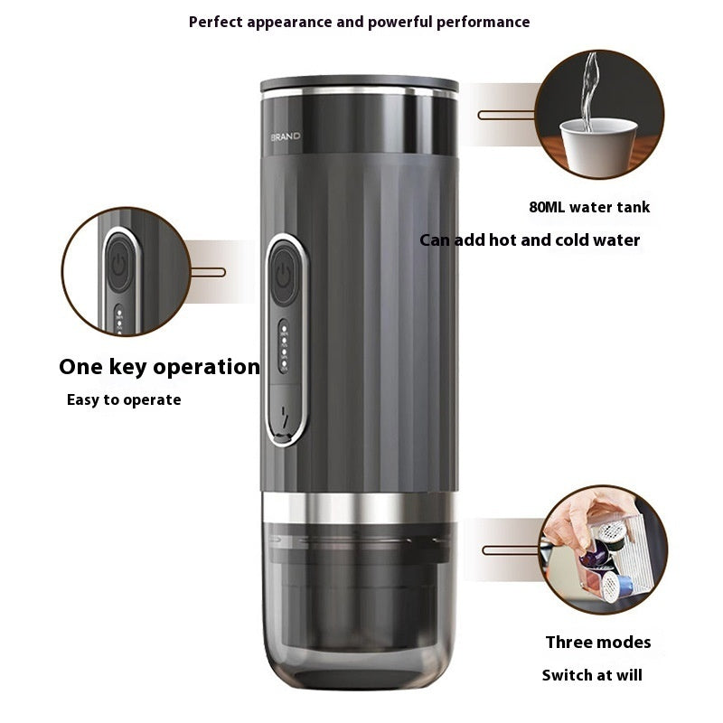 Automatic Espresso Capsule Coffee Machine - Heat & Go