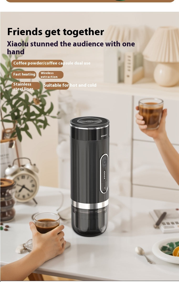 Automatic Espresso Capsule Coffee Machine - Heat & Go