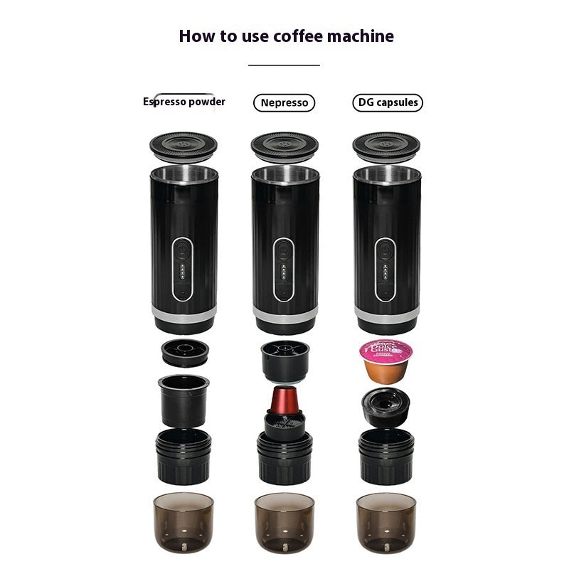 Automatic Espresso Capsule Coffee Machine - Heat & Go