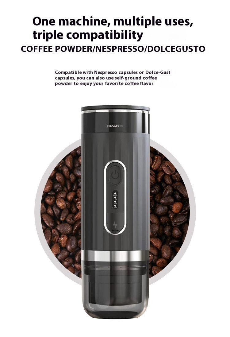 Automatic Espresso Capsule Coffee Machine - Heat & Go